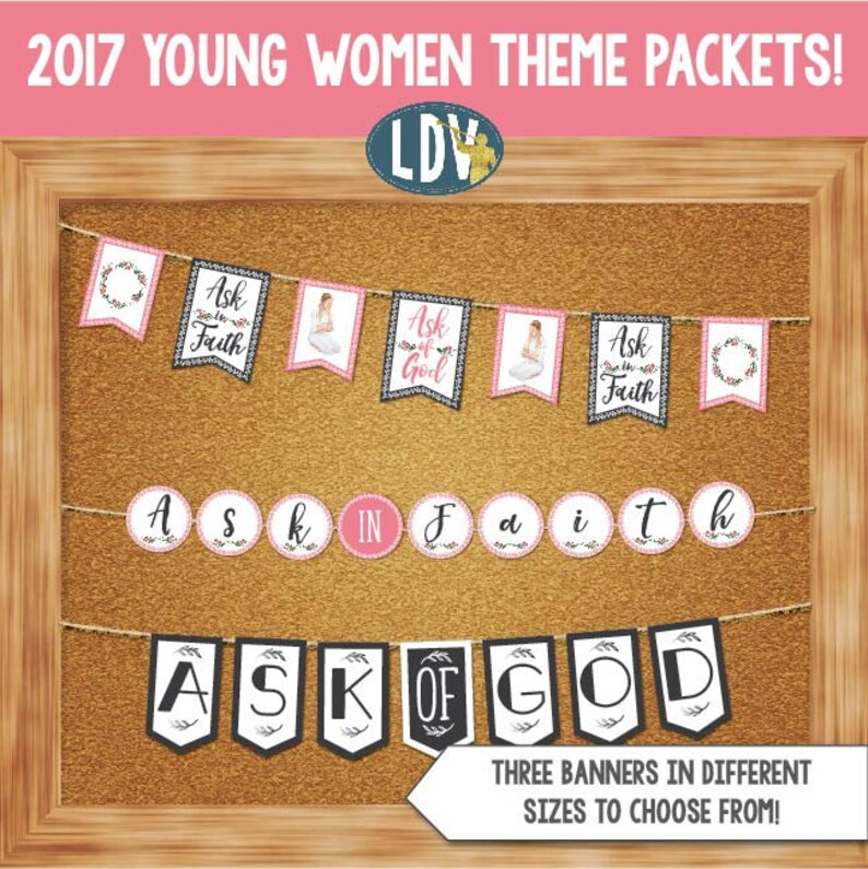 2017 Young Women Theme Packet Etsy