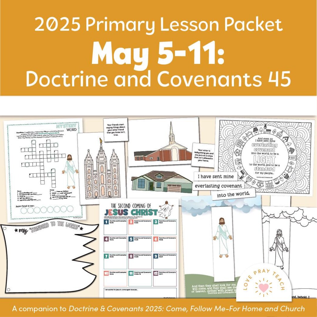Primary Children May 5–11: “the Promises … Shall Be Fulfilled” Doctrine ...