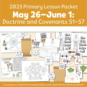 Primaire : 26 mai-1er juin « Un intendant fidèle, juste et sage » Doctrine et Alliances 51-57 Viens et suis-moi : pour la maison et l'église 2025
