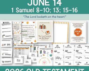 1 Samuel 8–10; 13; 15–16 | June 8-14, 2026 | Young Women / Young Men