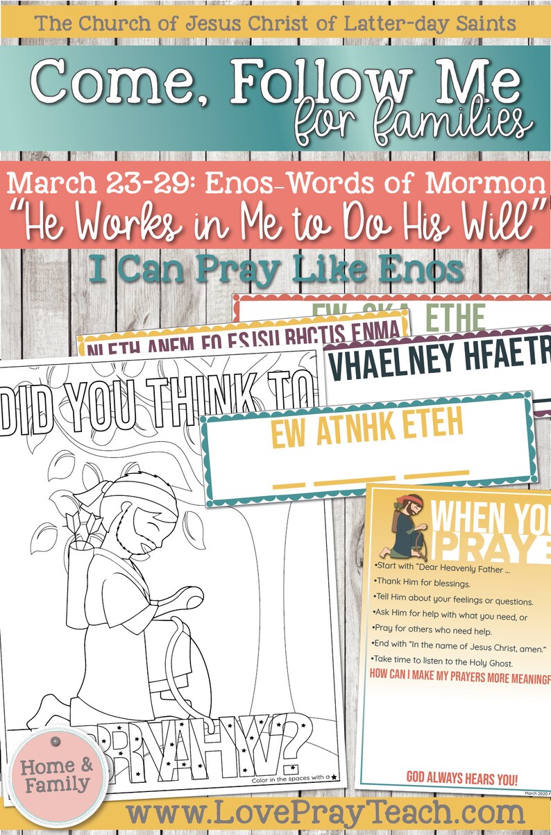 Come Follow Mefor Individuals and Families Book of Mormon Etsy