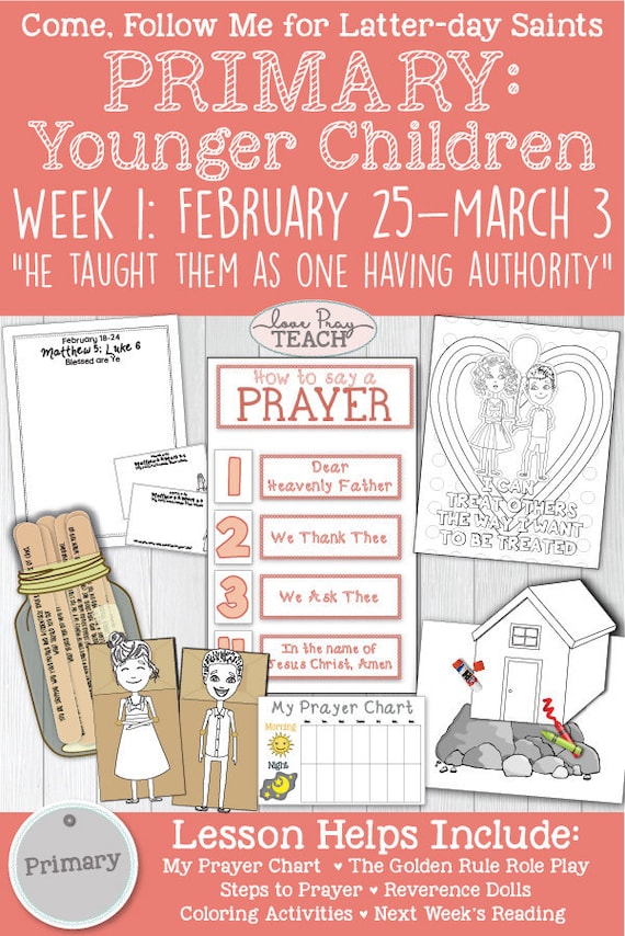 Primary Prayer Chart