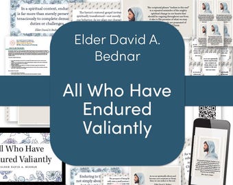 Relief Society | “All Who Have Endured Valiantly” By Elder David A. Bednar | April 2026 General Conference