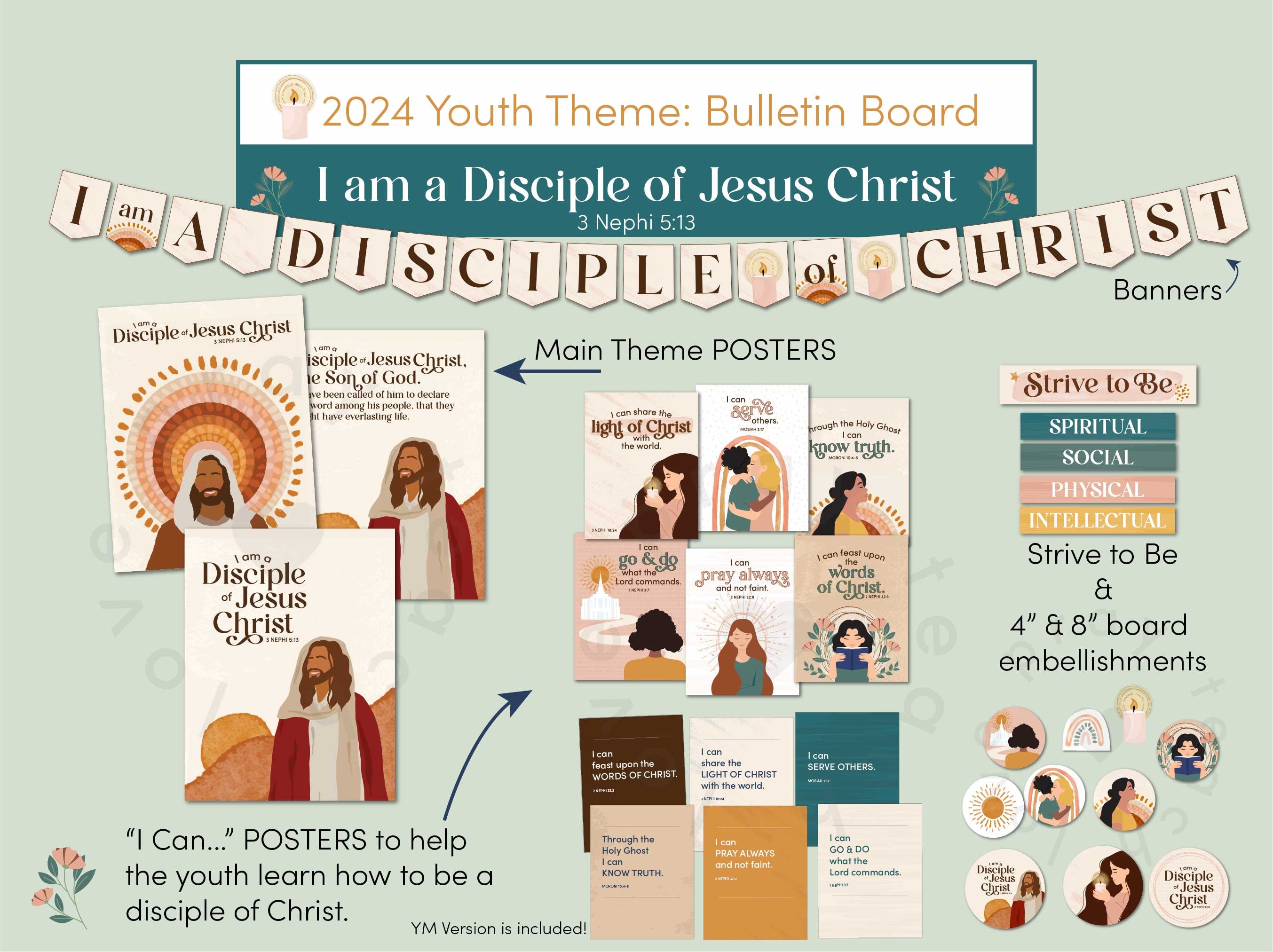 2024 Youth Theme I Am a Disciple of Jesus Christ 3 Nephi 5:13