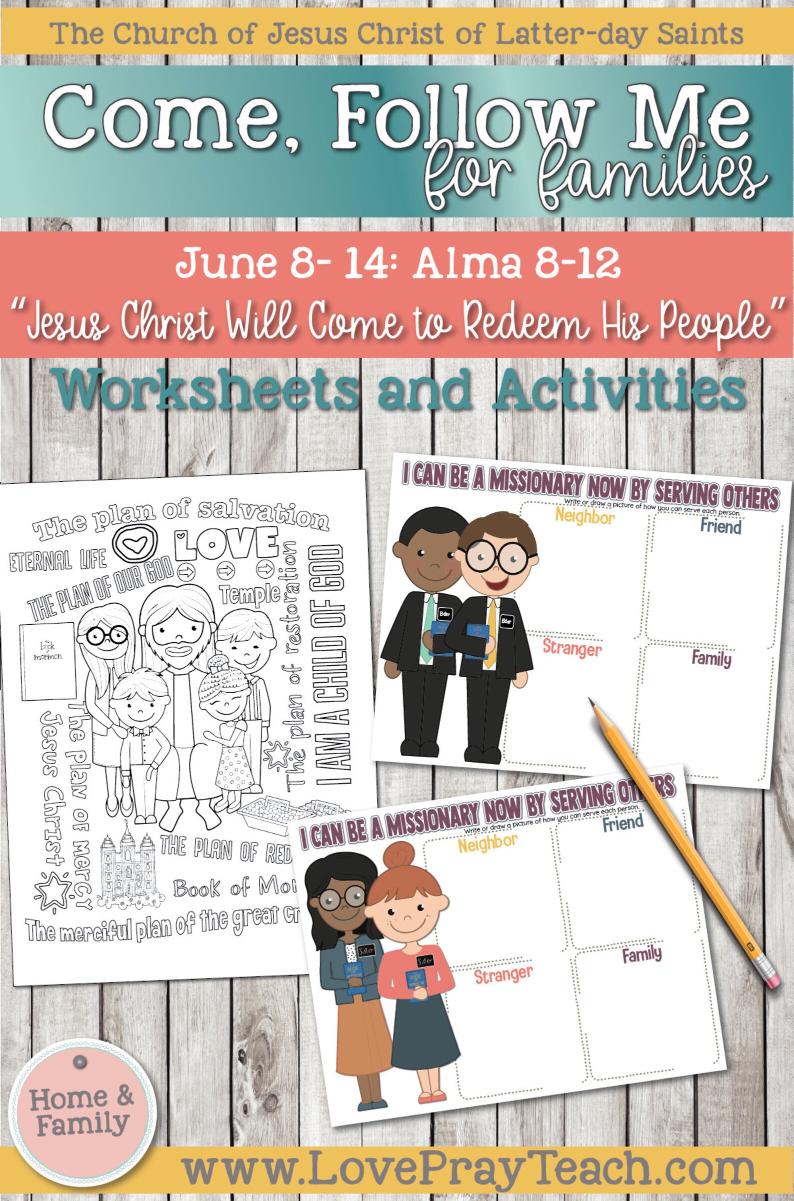 Come Follow MeFor Individuals & Families Book of Mormon Etsy
