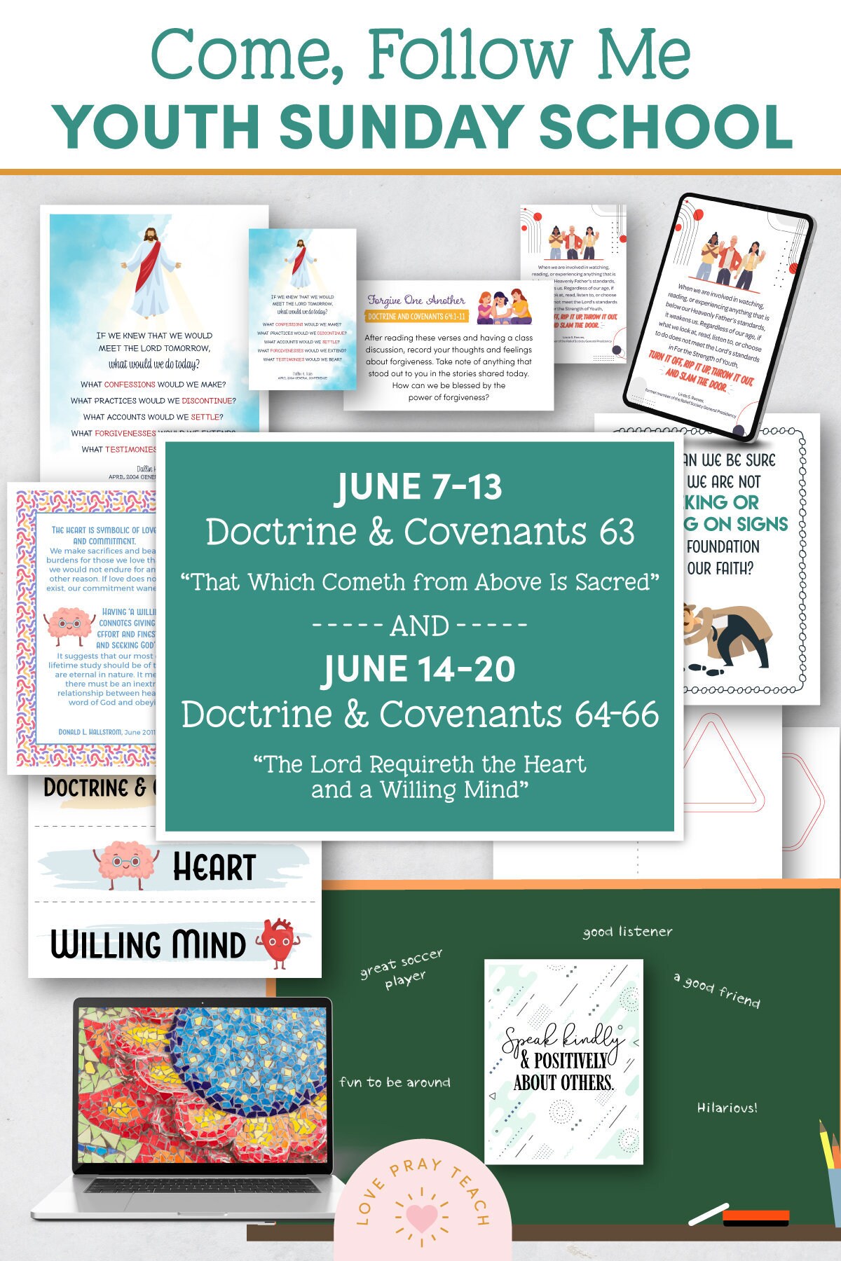 Youth Sunday School Come, Follow Me 2021 Lesson Packet: June 7–13 Doc…