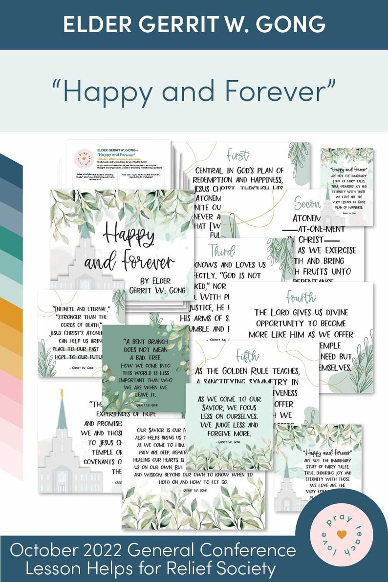 October 2022 General Conference Elder Gerrit W. Gong Etsy