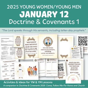 2025年1月6日～12日の若い女性/若い男性向けレッスンパック：「聞きなさい、おお、汝ら民よ」教義と聖約1章、わたしに従ってきなさい