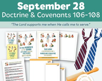 Young Women and Young Men 2025 September 22–28: “The Order of the Son of God” Doctrine and Covenants 106–108,  Come, Follow Me