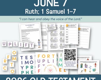 Youth Sunday School| Ruth; 1 Samuel 1–7 | June 1-7, 2026