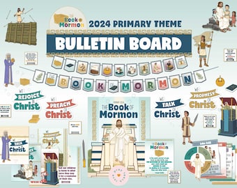 2024 Primary Book of Mormon Theme Packet - Bulletin Board