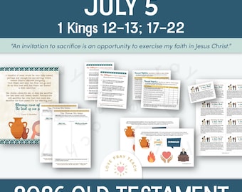 2026 Youth Sunday School Lesson Helps | 1 Kings 12-13; 17-22 | If the Lord Be God Follow Him | Old Testament Come Follow Me | June 29-July 5