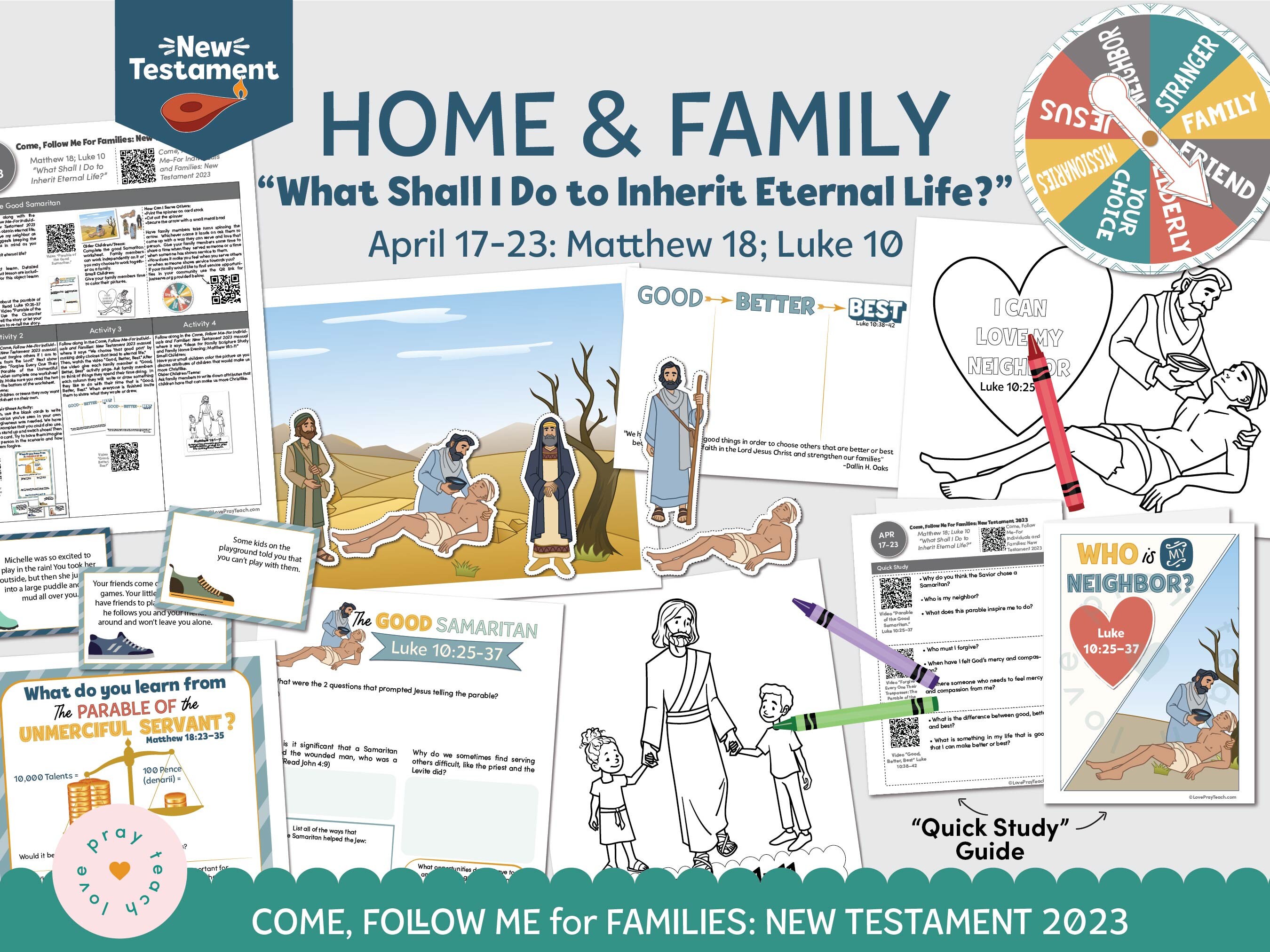 Come, Follow Me—For Individuals and Families: April 17-23,What Shall I Do to Inherit Eternal Life?