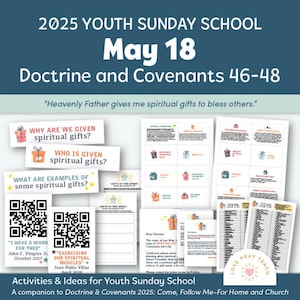 École du dimanche pour les jeunes 2025 12-18 mai : « Cherchez sincèrement les meilleurs dons » Doctrine et Alliances 46-48, Suivez-moi