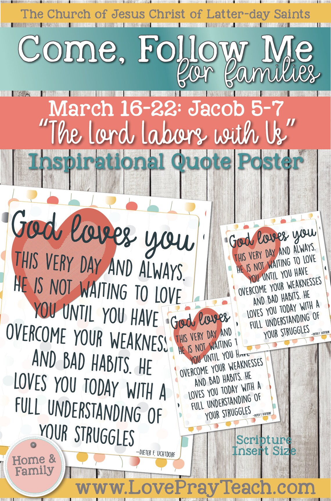 Come Follow MeFor Individuals and Families Book of Mormon Etsy