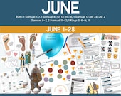 Come Follow Me June 2026 Family Home Study | Old Testament | Ruth Samuel David Solomon | LDS Family Activities | Digital Download