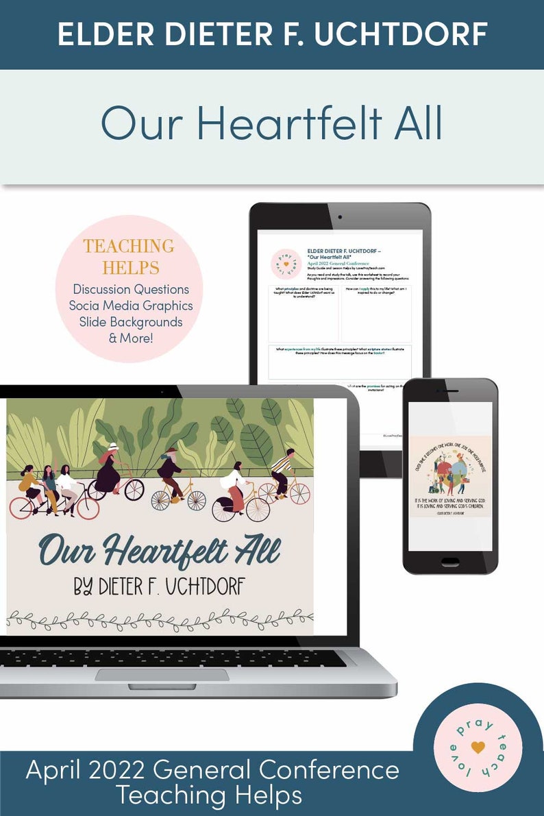 April 2022 General Conference Elder Dieter F. Uchtdorf Etsy
