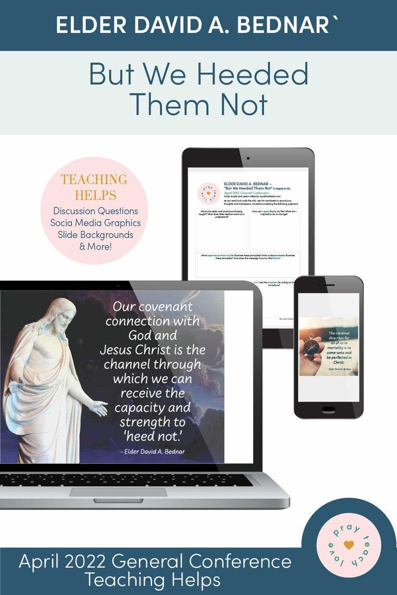 April 2022 General Conference Elder David A. Bednar Etsy