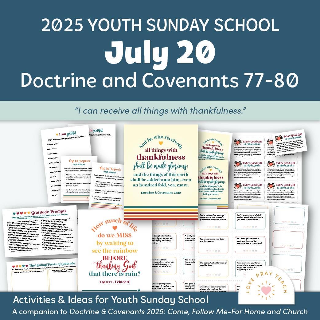 Youth Sunday School 2025 July 14–20: “I Will Lead You Along” Doctrine and Covenants 77–80, A Companion Guide to the Come, Follow Me Program