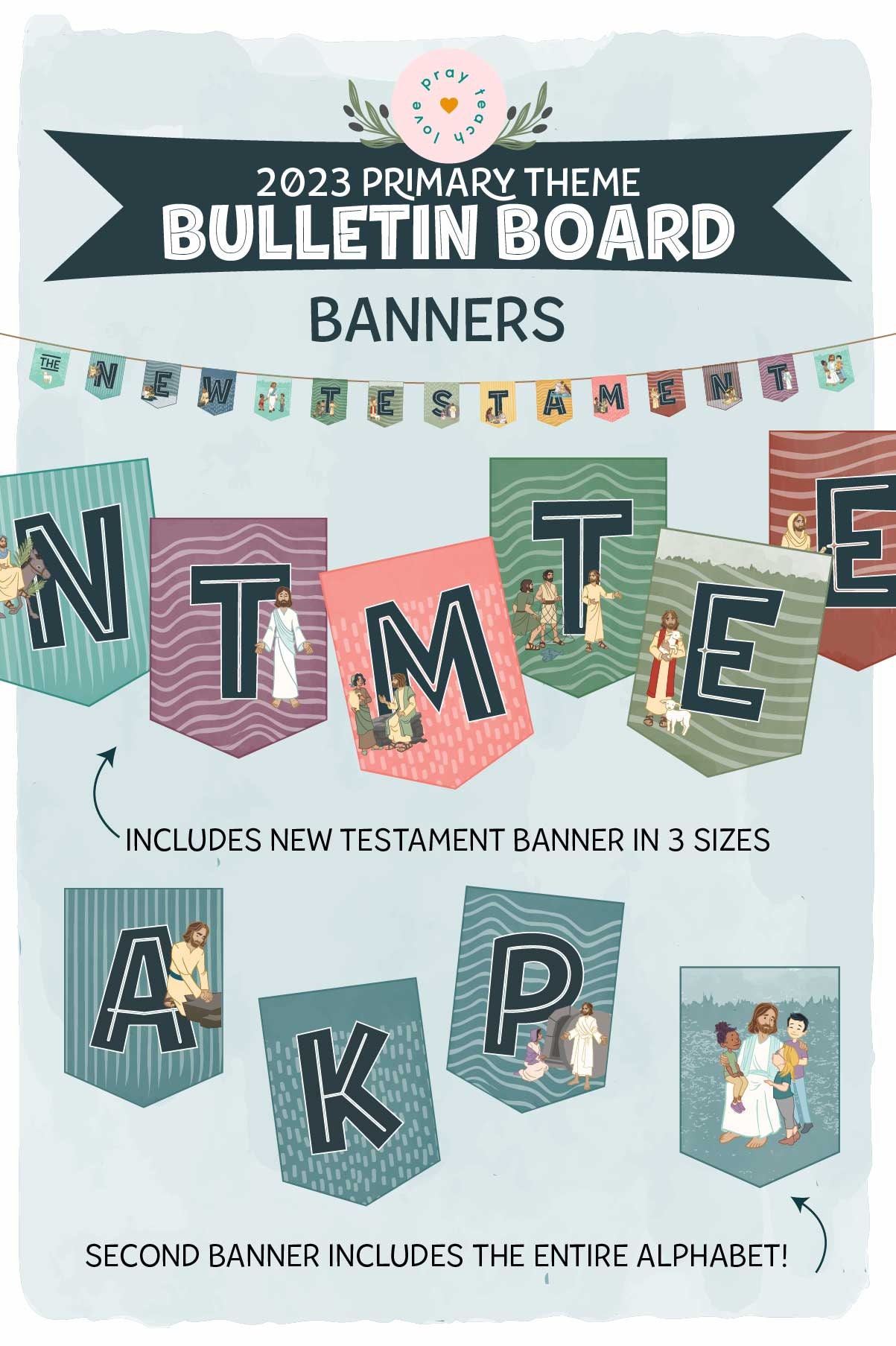 2023 CFM New Testament Family Bulletin Board Kit {AUGUST