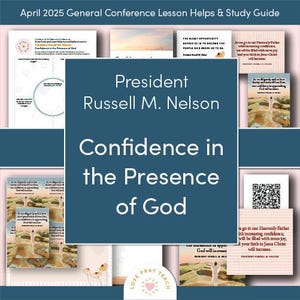 Conferência Geral de abril de 2025: Presidente Russell M. Nelson "Confiança na Presença do Senhor" - Guia de Estudo/Auxílio para Lições - Sociedade de Socorro