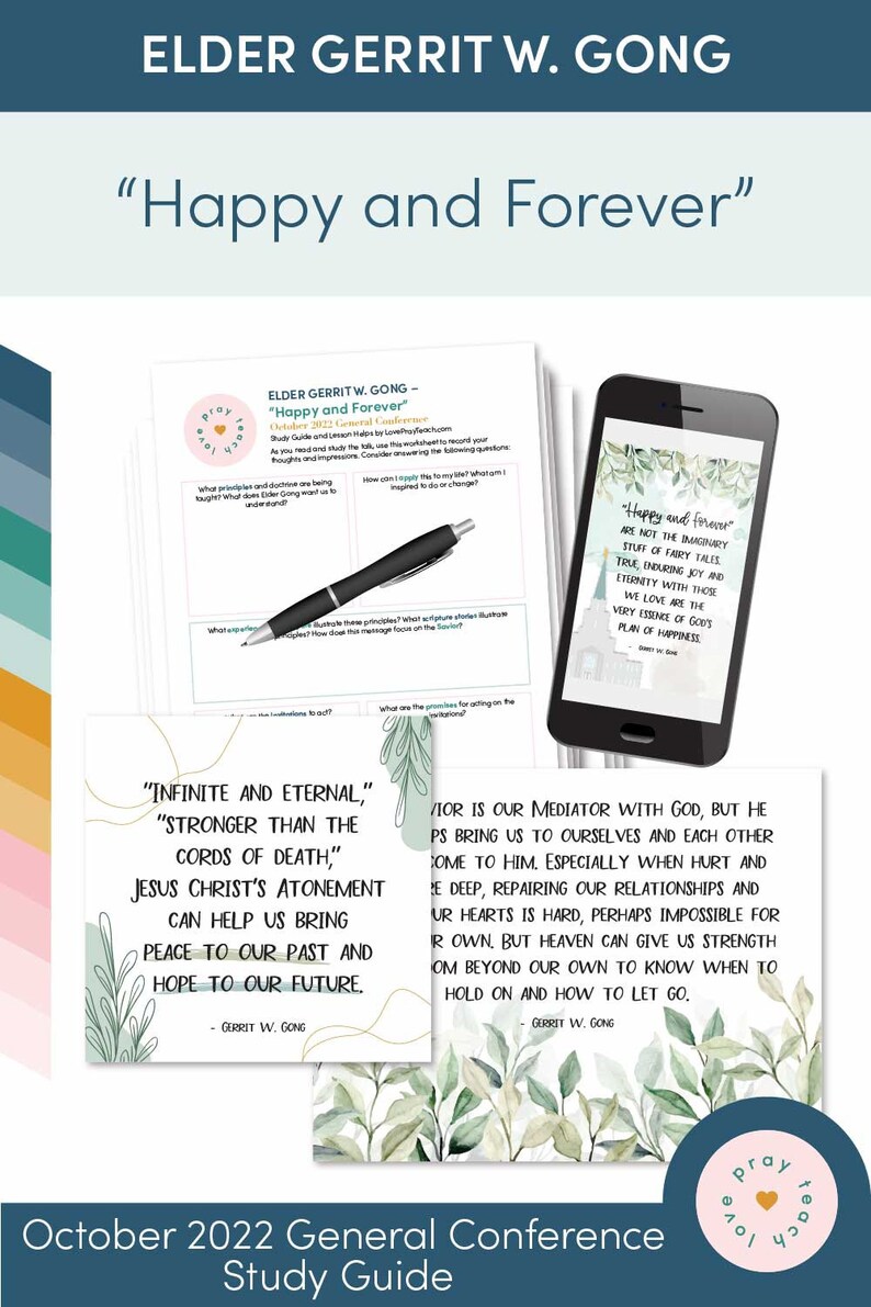 October 2022 General Conference Elder Gerrit W. Gong Etsy