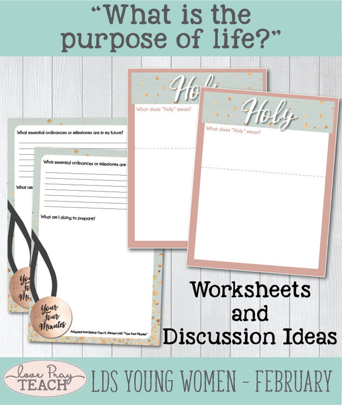 February LDS Young Women Lesson Helps for What is the Etsy