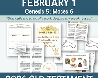 Youth Sunday School 2026 January 26–February 1: “Teach These Things Freely unto Your Children” Genesis 5; Moses 6, Come, Follow Me