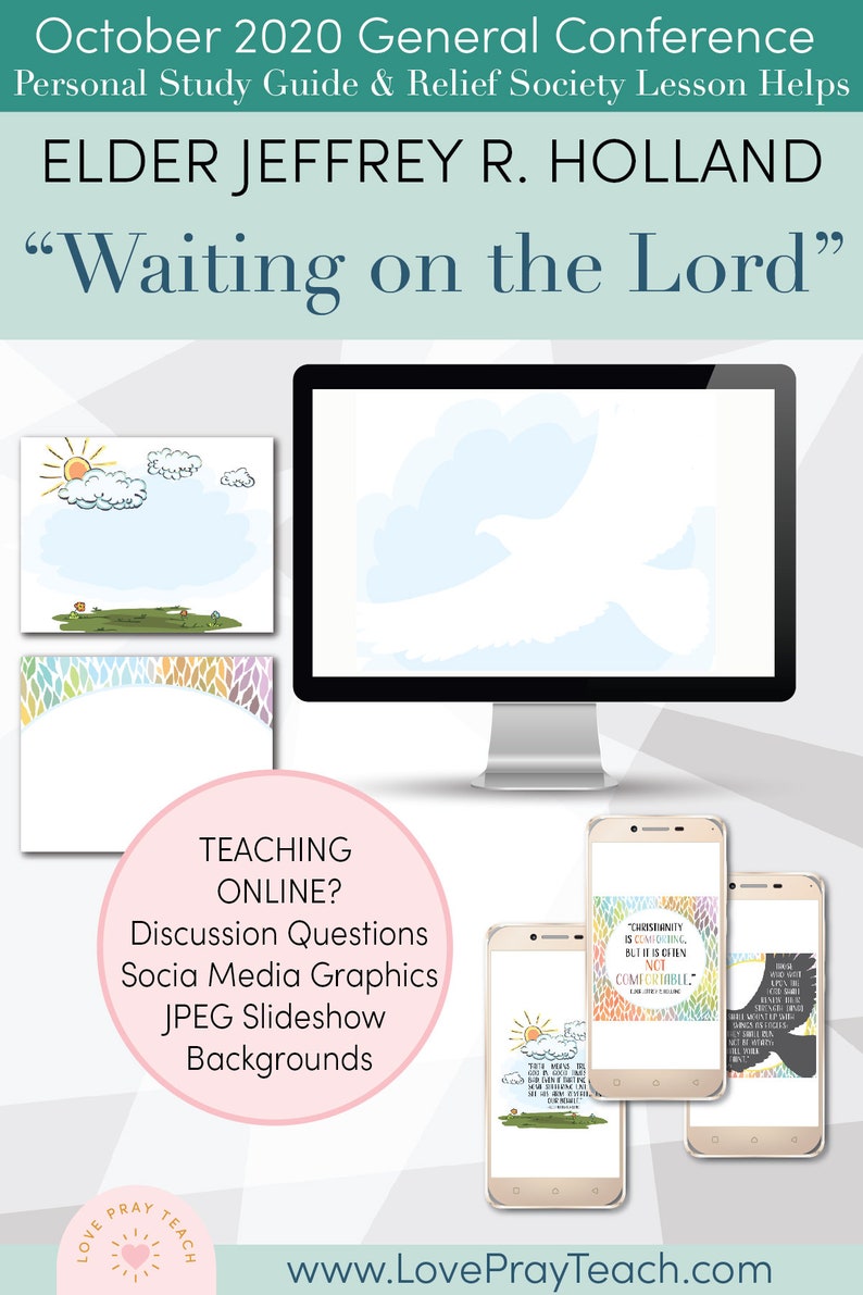 October 2020 General Conference Elder Jeffrey R. Holland Etsy