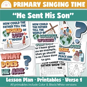 Primary Singing Time: He Sent His Son