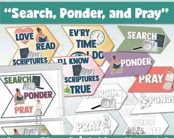 Come, Follow Me for Primary- Singing Time: “Search, Ponder and Pray”
