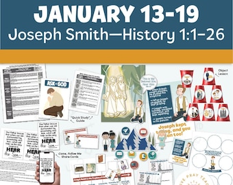 Families January 13-19, Joseph Smith—History 1:1–26, A companion to Doctrine and Covenants 2025 Come, Follow Me Home and Church"