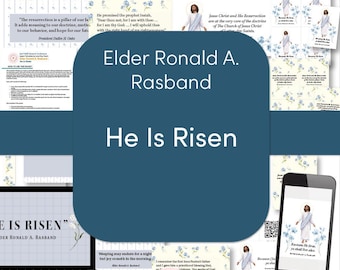 Relief Society Lesson Helps | He Is Risen | Elder Rasband | April 2026 General Conference | Resurrection Discussion