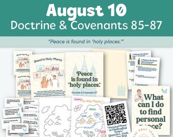 Young Women and Young Men 2025 August 4–10: “Stand Ye in Holy Places” Doctrine and Covenants 85–87, A Companion Guide to the Come, Follow Me