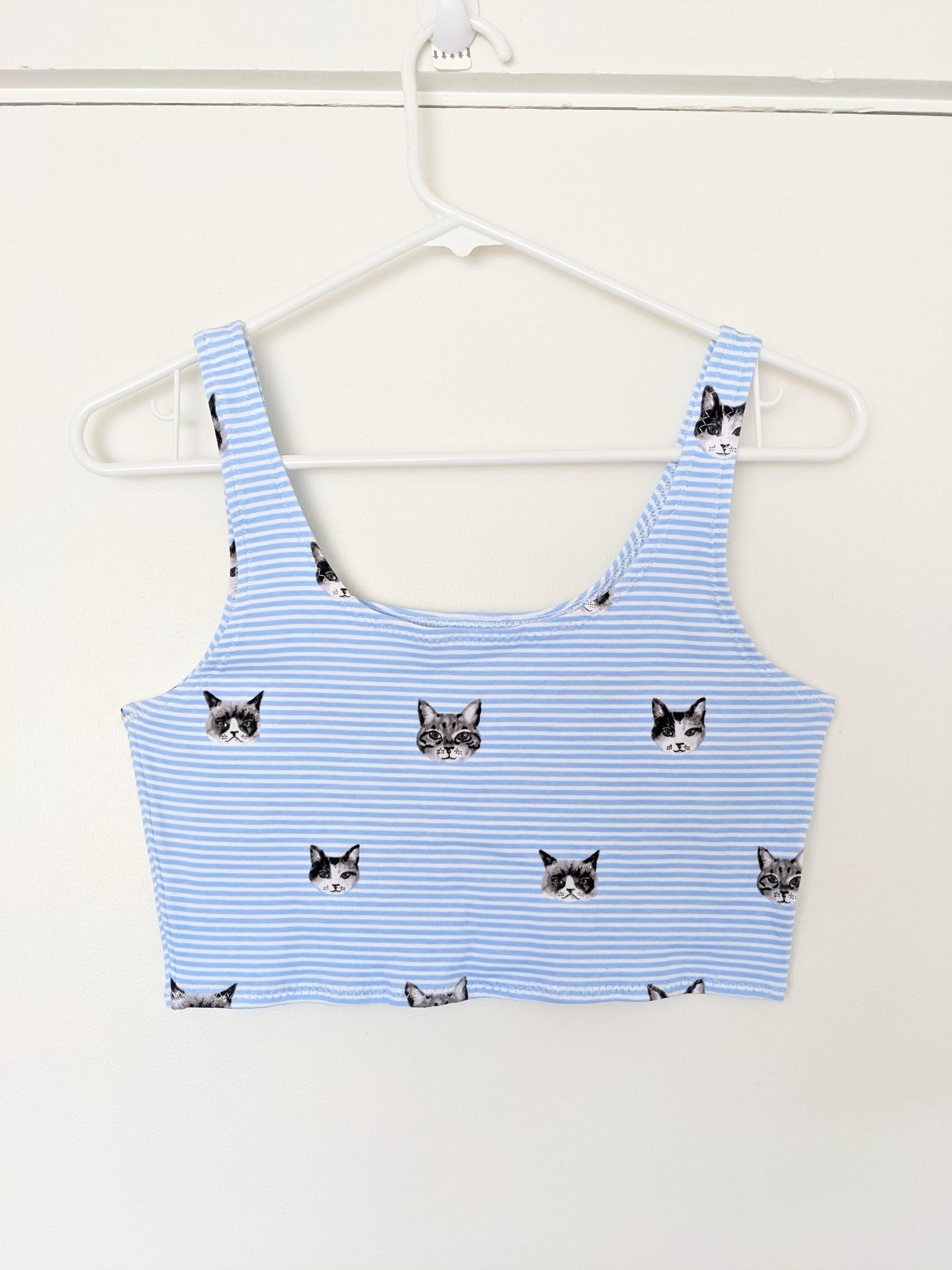 Cat Crop Top - Etsy Cat Crop Top - Etsy