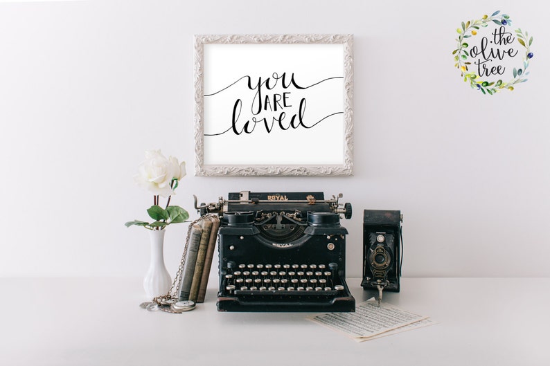 Inspirational Quote Art print printable wall art decor Etsy