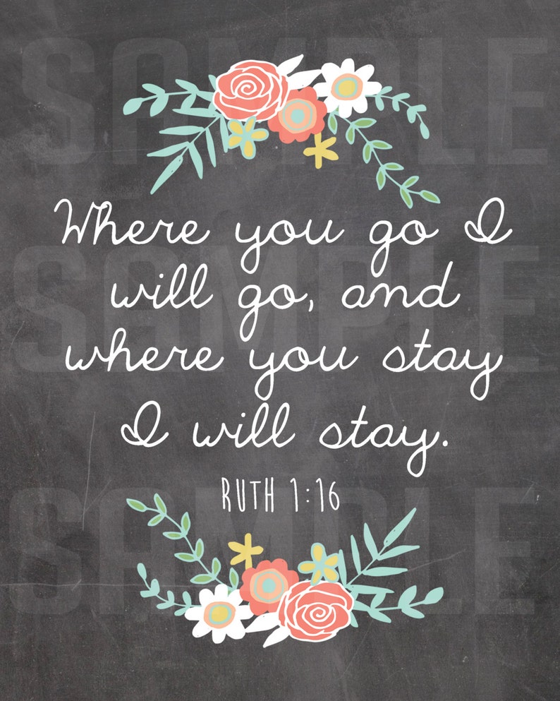 Chalkboard Scripture Free Printable