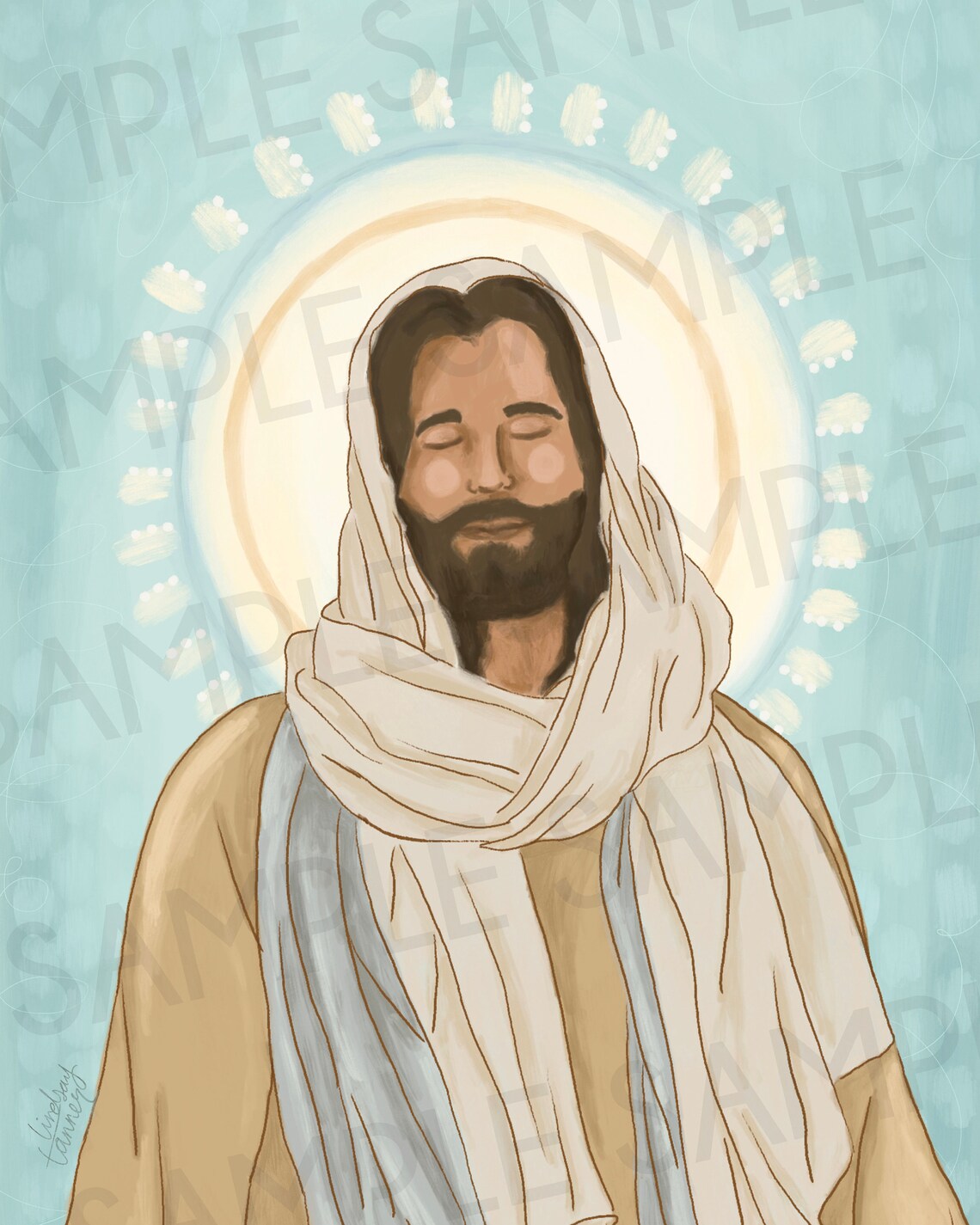 Painting Of The Savior Christ Painting LDS Print Wall Art Etsy Il 1140xN.3288468642 621s