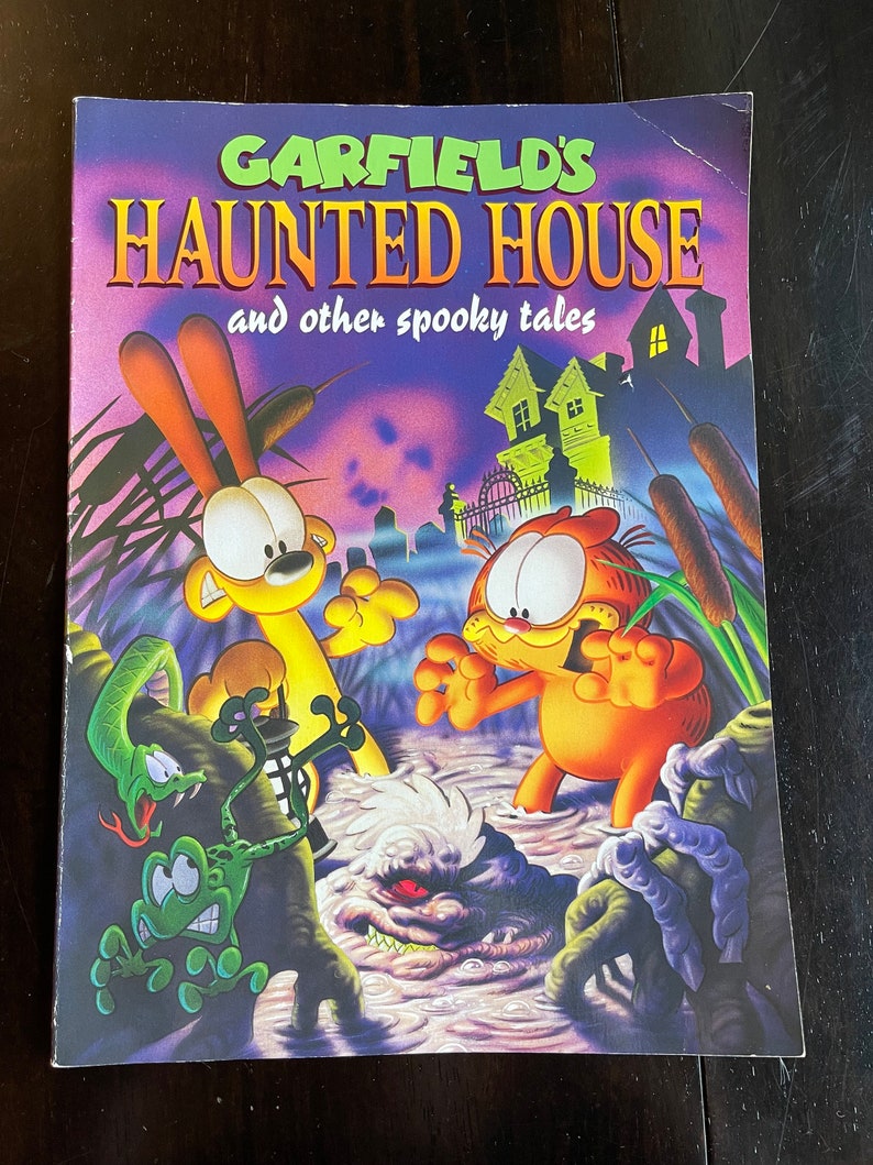 Garfield Book Garfield s Haunted House And Other Spooky Etsy