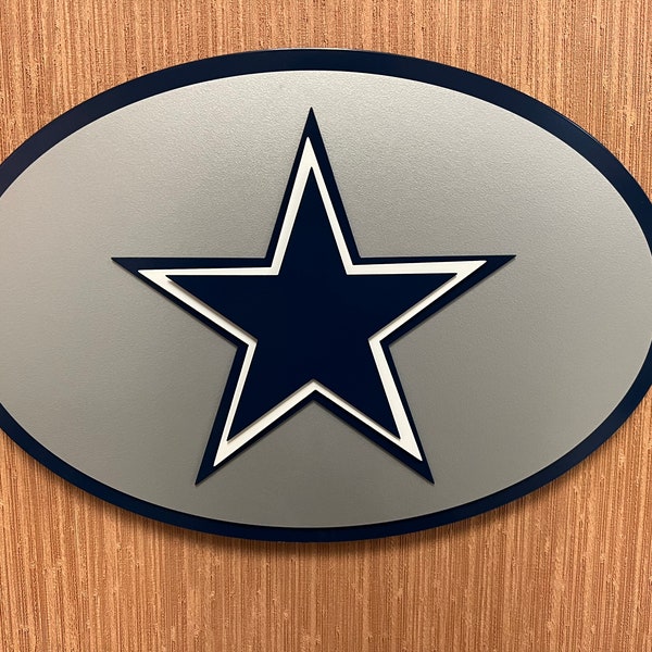 DALLAS COWBOYS - 3d metal sign