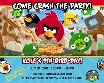 Angry Birds Party Etsy