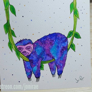 ART PRINT: Magical Sloth