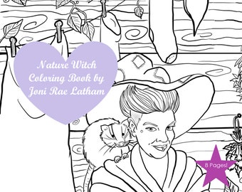 COLORING BOOK: Nature Witch