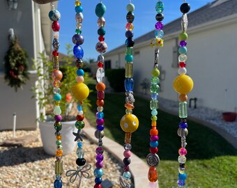 Beaded wind chime