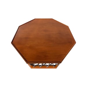 Vintage mid century modern Drexel casa del sol coffee table john van koert octagon walnut