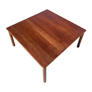 vintage mid century modern Greta grossman floating coffee table Glenn of California walnut restored