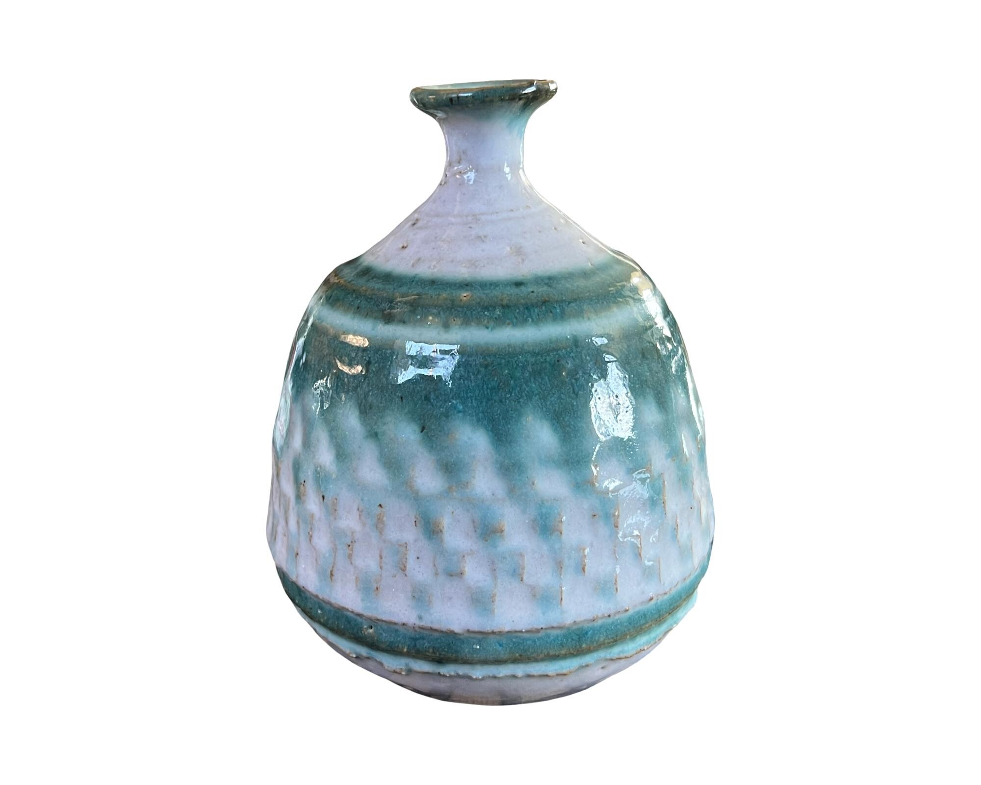 Vintage Mid Century Modern Studio Art Pottery Ceramic Vase 1960s - Etsy