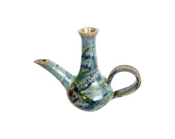 Vintage mid century modern carafe pitcher studio pottery