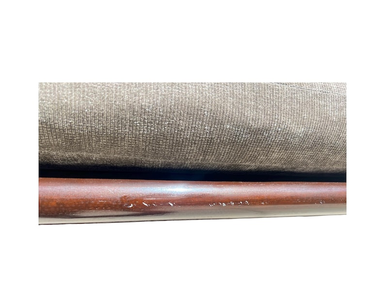 vintage mid century modern Mel bogart sofa walnut 1960s image 4
