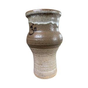 Mid century modern 1960s studio ceramic vessel planter pottery vintage